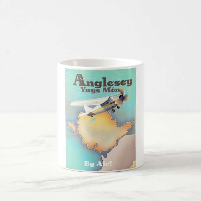 Mug Anglesea, affiche de voyage de style vintage (Centre)