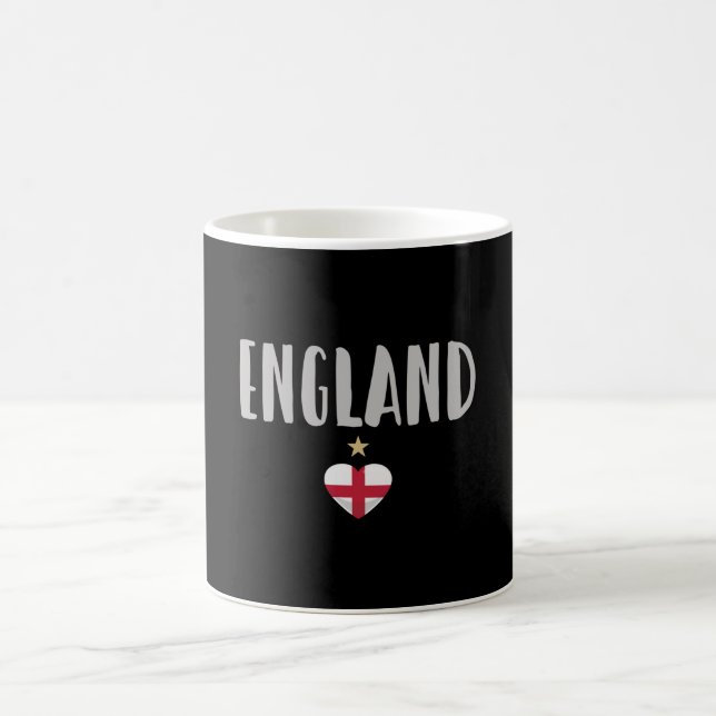 Mug Angleterre Fan Shirt Anglais Drapeau (Centre)