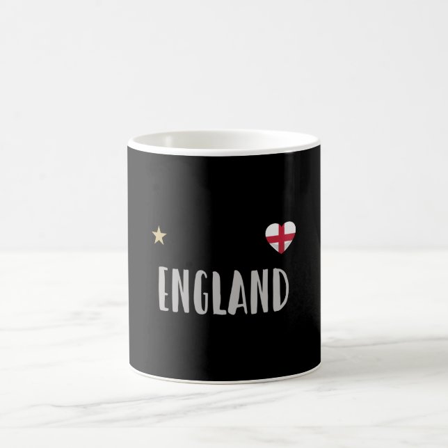 Mug Angleterre Fan Shirt Anglais Drapeau (Centre)