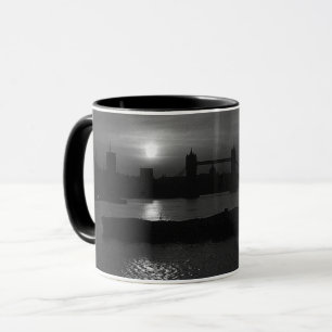 Mug Angleterre vintage Londres coucher de soleil Tower