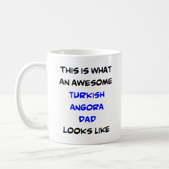 Mug angora turque papa, génial (Gauche)