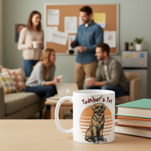 Mug Animal de compagnie préféré de l'enseignant Golden (Créateur téléchargé)