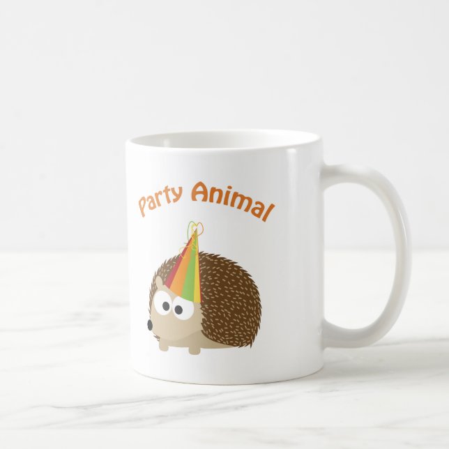 Mug Animal de fête ! Hérisson (Droite)