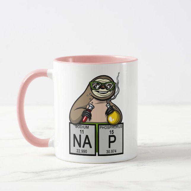 Mug Animal de la Science de professeur de chimie de (Gauche)