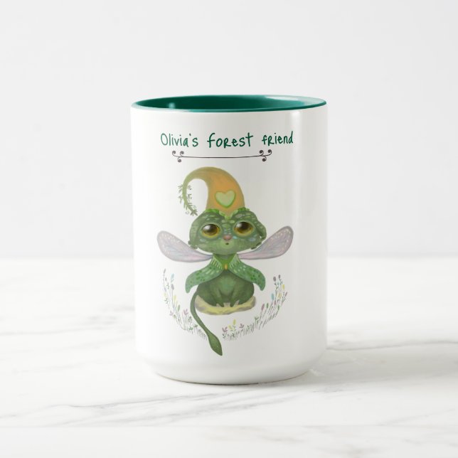 Mug animal mignon de forêt customisé enfant (Centre)