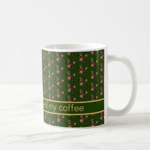 Mug Animal Paw Silhouette Thanksgiving Vert
