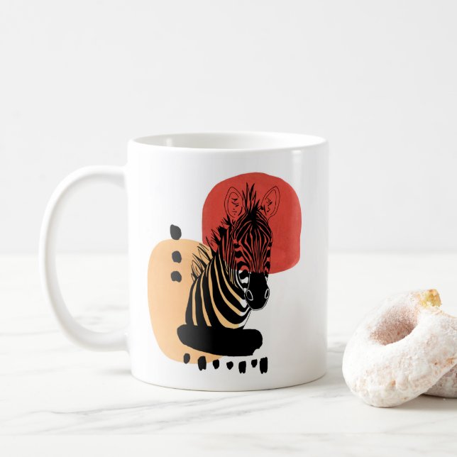 Mug Animal sauvage Zèbre (Avec donut)