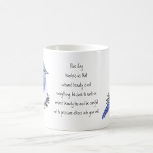 Mug Animal Totem Blue Jay Inspiration Nature Guide