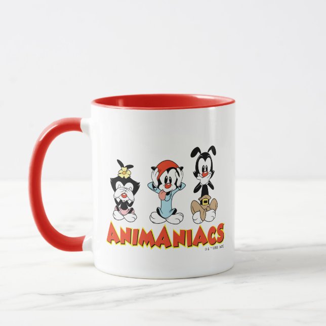 Mug Animaniacs | Graphique de Warner Sibings "No Evil" (Gauche)