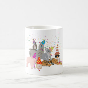 Mug Animaux - Beaux animaux ayant une fête
