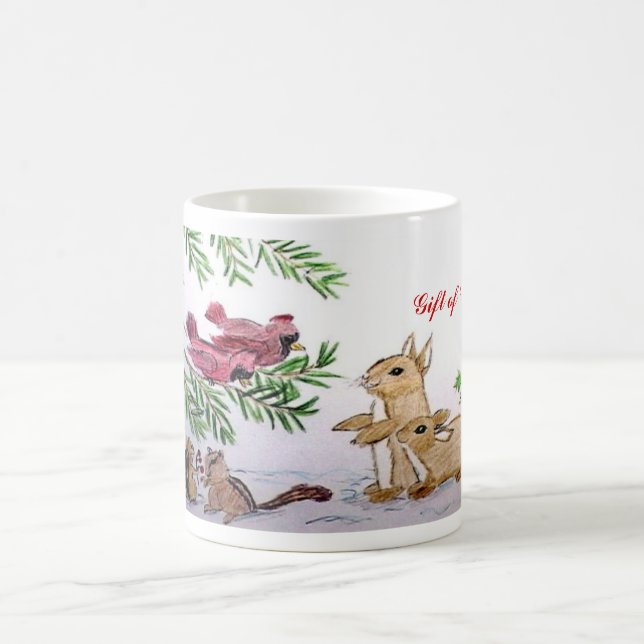 Mug animaux dans Noël de neige (Centre)