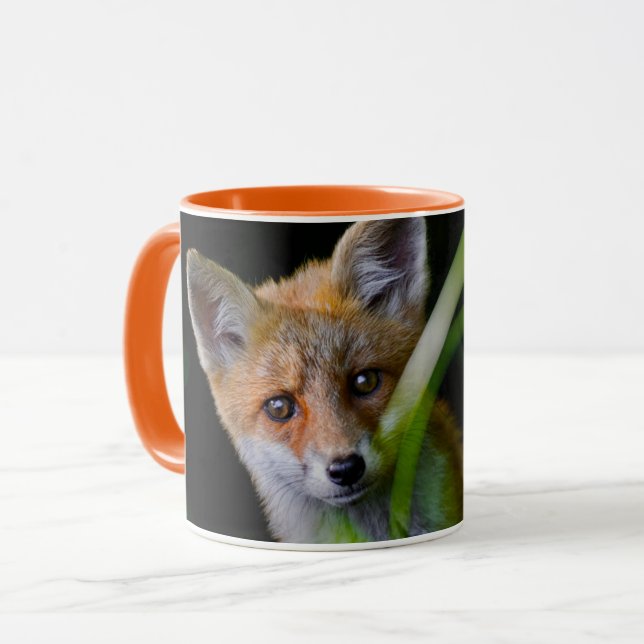 Mug Animaux de bébés cutest | Baby Red Fox (Devant gauche)