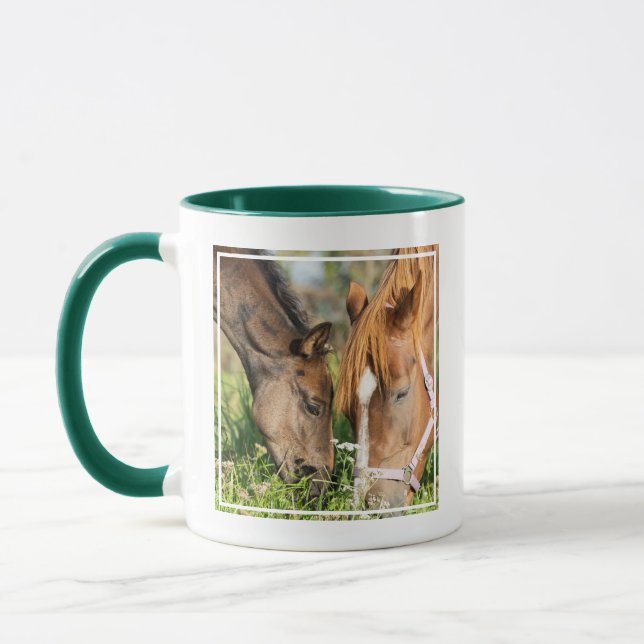 Mug Animaux de bébés cutest | Colt à cheval (Gauche)