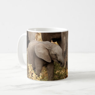 Mug Animaux de bébés cutest   Deux jeunes éléphants
