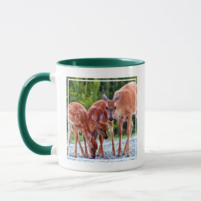 Mug Animaux de bébés cutest | Fawn with Babies (Gauche)