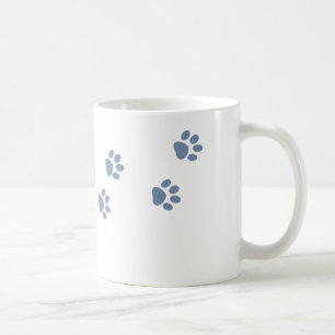 Mug animaux de compagnie chiens chat pawprints