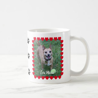 Mug Animaux de compagnie Photo Memorial Coeur cadre Ke