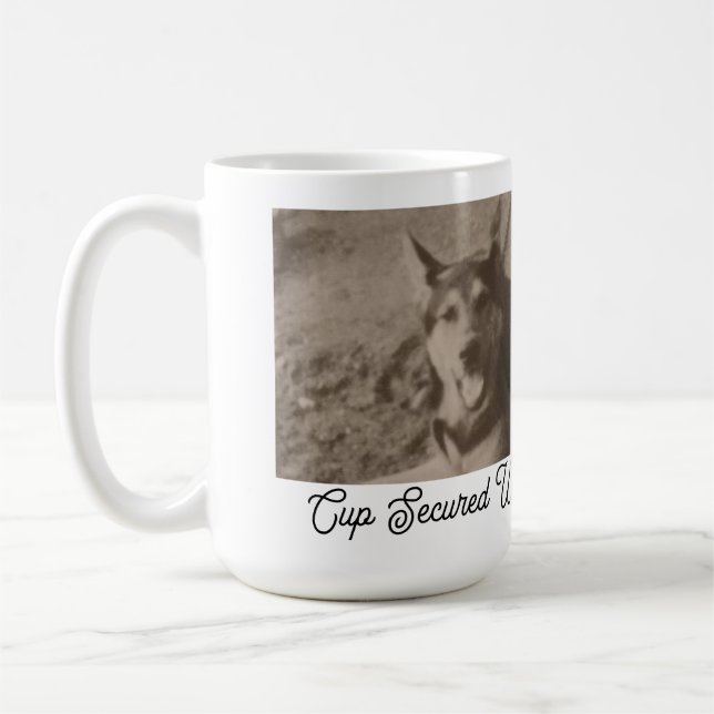 Mug Animaux de compagnie, photo remplaçable, texte amu (Gauche)