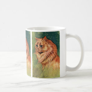 Mug Animaux de compagnie vintages, Chat orange à long