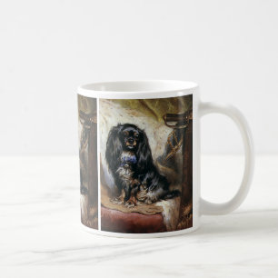 Mug Animaux de compagnie vintages, Jouet noir Chien ch