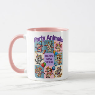 Mug Animaux de fête "Bonne année"