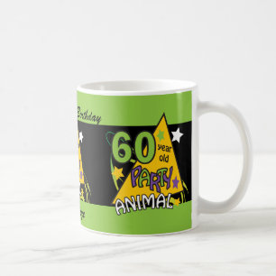 Mug Animaux de fête de 60 ans - 60e anniversaire