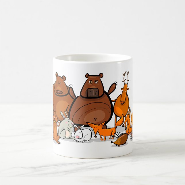Mug Animaux de forêt drôles Créatures mignonnes des bo (Créateur téléchargé)
