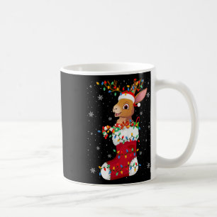 Mug Animaux de lièvre de Santa Hat en Chaussettes Lumi