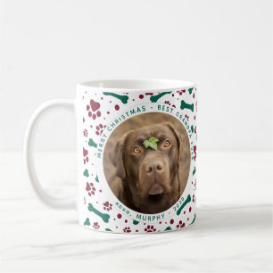 Mug Animaux de Noël Photo personnalisée Empreintes de