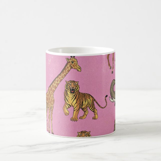 Mug Animaux de zoo vintage (Centre)