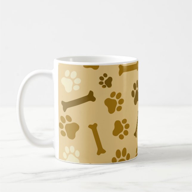 Mug Animaux domestiques - Empreinte paw pour chat ou c (Gauche)
