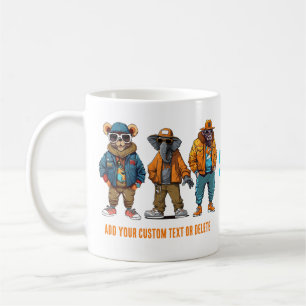Mug Animaux Drôles Cadeau Mode Café