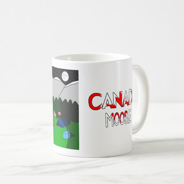 Mug Animaux du Monde, Canada : Élan (Devant droit)