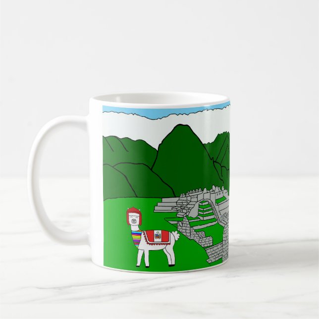 Mug Animaux du monde, Pérou : Alpaca (Gauche)