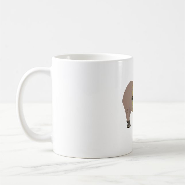 Mug Animaux en tant que gardiens de table (Gauche)
