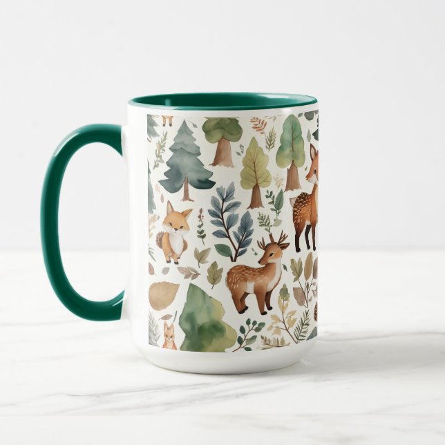 Mug Animaux forestiers des bois (Gauche)