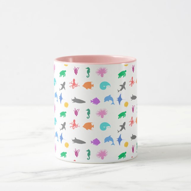 Mug Animaux marins à motifs (Centre)