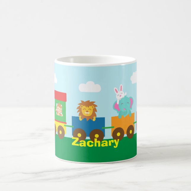 Mug Animaux Mignons Colorés Train pour Enfants (Centre)