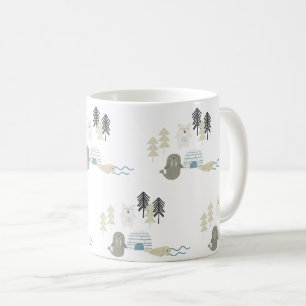 Mug Animaux mignons de l'Arctique en hiver