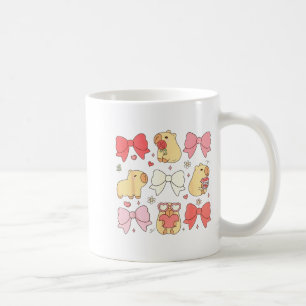 Mug Animaux Mignons Kawaii Et Rubans Coquette Rose Est