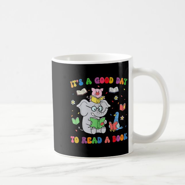 Mug Animaux mignons lisent un livre enseignants élèves (Droite)