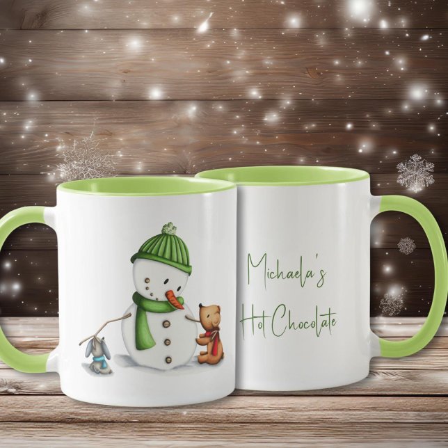 Mug Animaux motoneige mignons (Créateur téléchargé)