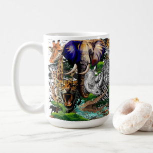 Mug Animaux sauvages de la Savane africaine