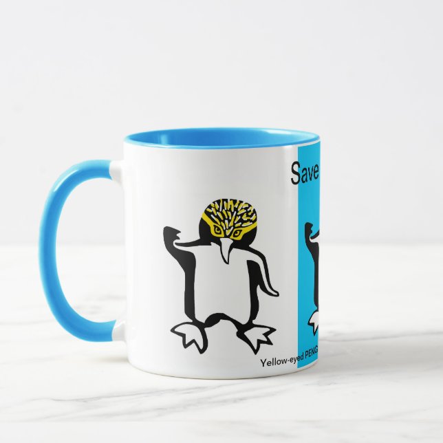 Mug Animaux sauvages - Save PENGUINS -N ature - (Gauche)