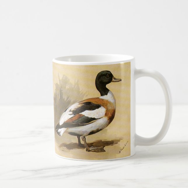 Mug Animaux sauvages vintages Oiseaux, Canard colvert (Droite)