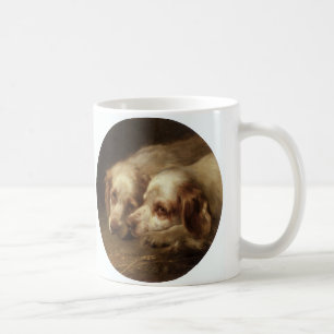 Mug Animaux Vintage, Chiots Mignons de Race Épagneul