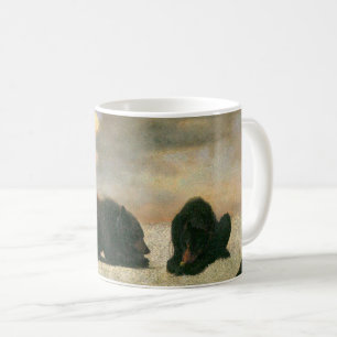 Mug Animaux Vintage, Grizzlis par Albert Bierstadt