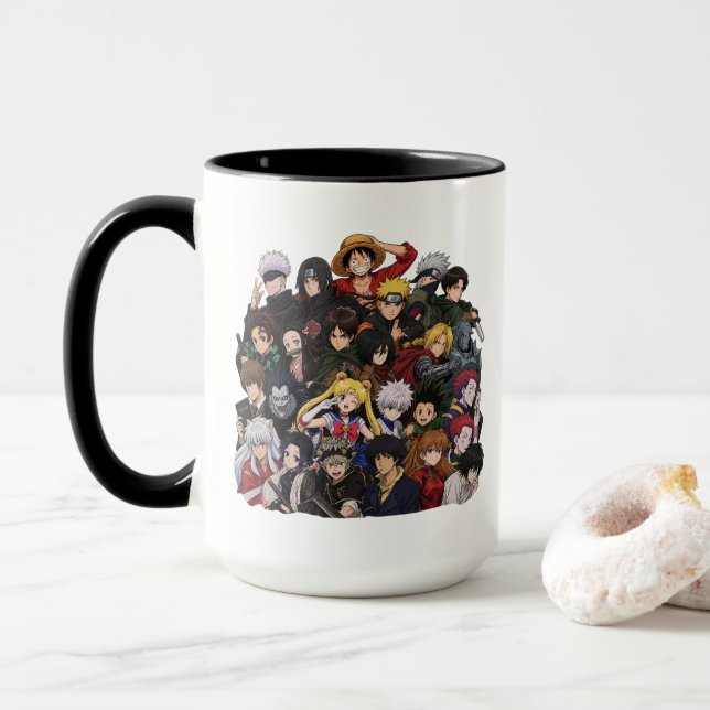 Mug anime célèbre (Avec donut)