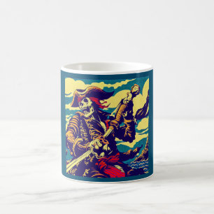 Mug Anime de pirate d'Imaginaire - coupe de bois 1