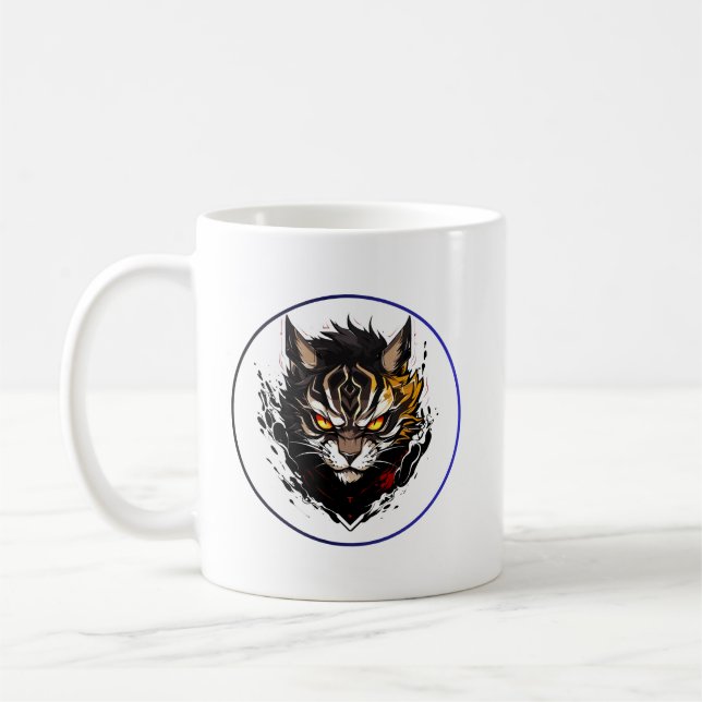 Mug Anime de tigre de fer (Gauche)